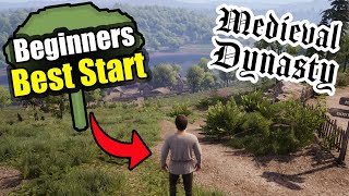 Best Spring Start  Ep 1  Medieval Dynasty Gameplay [upl. by Eignav]