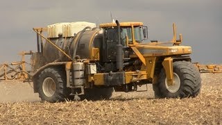 CAT TerraGator 9203 Near Fairdale Illinois on March 24 2012 [upl. by Gloria95]