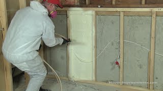 How to Install Spray Foam Insulation DIY [upl. by Niloc]