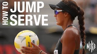 How to Jump Serve  Beach Volleyball Tutorial [upl. by Ailelc210]