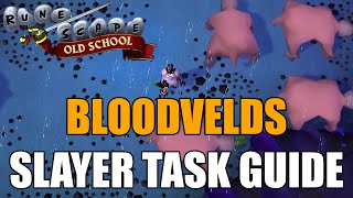 Bloodvelds Slayer Task Guide  Old School RuneScape [upl. by Butler]