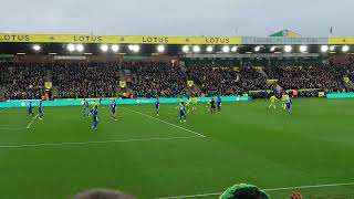 Josh Sargent goal 39th min for Norwich City v Cardiff City 170224 Championship [upl. by Atiraj]