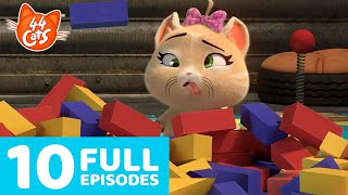 44 Cats  10 Full Episodes 😺✨  Meowtiful Compilation from Season 1 3 [upl. by Leonardo436]