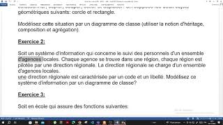 M201  UML  Part10  Diagramme de classe  Exercice 2 [upl. by Wahlstrom]