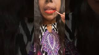 Kissable lips volume 23 Red lip gloss from the dollar tree [upl. by Nedrah]