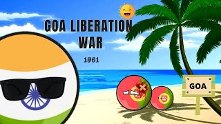 Goa liberation day  Goa independence from portugal  Goa 2022 pwa goa countryballs animation [upl. by Uot]