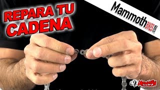 Como cambiar y reparar una cadena de bicicleta [upl. by Llyrat]