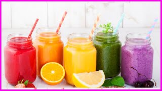 5 BATIDOS SALUDABLES PARA ADELGAZAR O BAJAR DE PESO  BATIDOS DETOX EN CASA  NatyGloss Cocina [upl. by Boggs]