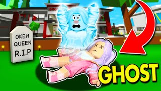 I DIED and Became a GHOST in Roblox Brookhaven RP [upl. by Rutherfurd]