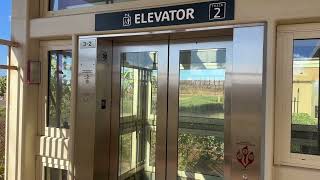 SchindlerMEI Traction Scenic Elevators at Honoluilui Ho’opili Skyline Station [upl. by Elin]