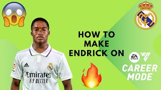 How to use Endrick on EA FC 24 Career Mode [upl. by Ahsinad]