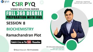 Biochemistry  Ramachandran Plot  CSIR NET Life Science  PYQ Solution Series  IFAS [upl. by Atinreb991]