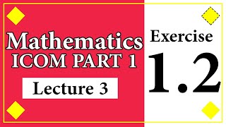 Business Mathematics ICom  Exercise 12  Lecture 3 [upl. by Maclaine]