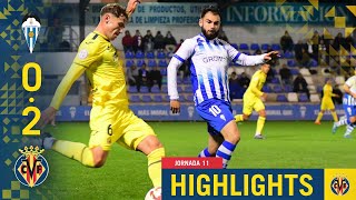 HIGHLIGHTS  ALCOYANO 02 VILLARREAL B  PRIMERA FEDERACIÓN [upl. by Namya]