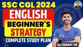 HOW TO PREPARE ENGLISH FOR SSC CGL 2024  DETAILED STRATEGY FOR BEGINNERS  KanpurWala Vikrant [upl. by Ax737]