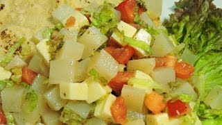 Ensalada de chinchayote RecetasdeLuzMa [upl. by Astraea98]