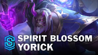 Spirit Blossom Yorick Skin Spotlight  League of Legends [upl. by Nodlew]