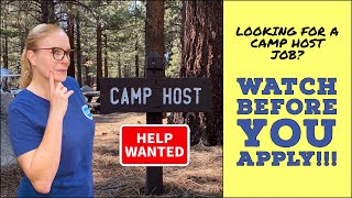 Camp Hosting Jobs  Things to Know Before Applying [upl. by Adiaros]