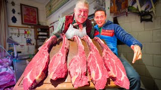 Italian Steak Buffet  All You Can Eat 🥩 Meat Italy’s King of Beef  Dario Cecchini [upl. by Noimad]