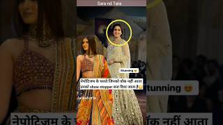 Sara Ali Khan and Tara sutaria walk the ramp but people are trolling them [upl. by Atnohs]