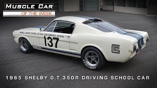 1965 Shelby GT350R Racing School Car Muscle Car Of The Week Video 40 [upl. by Edison]