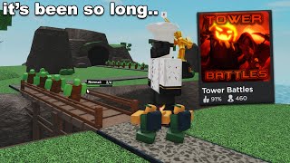 Tower Battles hasnt updated in 2 years  ROBLOX [upl. by Lemuelah]