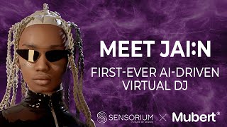 Meet JAIN  Firstever AIdriven Virtual DJ [upl. by Ponton618]