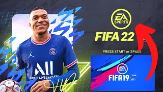 How to Update FIFA 19 to FIFA 22ALL IN ONE FOR ABSOLUTE BEGINNERKITSFACESBANNERSBALLSSQUAD [upl. by Suirred194]