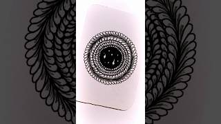 how to draw mirror mandala art mandalaart drawing art shortsfeed youtubeshorts shorts [upl. by Rakso]