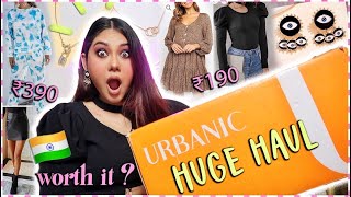 URBANIC Haul India🇮🇳 Review  HUGE TryOn  ThatQuirkyMiss [upl. by Nerradal]