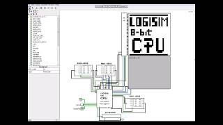 How to use the 8bit LOGISIM CPU [upl. by Arymat]