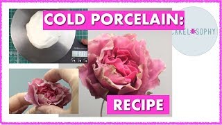 Cold Porcelain Recipe [upl. by Maynord]