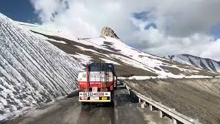 🙅Ladakh Army mea unload kar li  bay manali se chle sangrur Dangerous road of leh manali [upl. by Ariaek622]