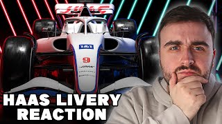 REACTION to Haas 2022 F1 Livery [upl. by Daphna]