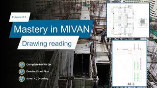 Mastery in MIVAN Shell Plan Drawing Reading l MIVAN Technology [upl. by Goodden]