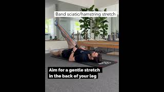 Band sciatichamstring stretch [upl. by Woodford]