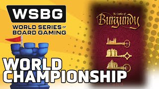 Castles of Burgundy World Championship  World Series of Board Gaming 2024 [upl. by Oslec]