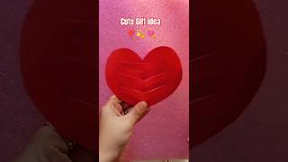 Cute Gift idea for Valentine day❣️😍💫creative diy craft gift shorts viral [upl. by Nwahsad]