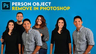 How to Remove Person Object in photoshop Remove People From Group Photos in Photoshop [upl. by Htederem]