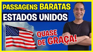 PASSAGENS AÉREAS BARATAS PARA O ESTADOS UNIDOS  VIAJE PARA OS ESTADOS UNIDOS GASTANDO QUASE NADA [upl. by Fionnula]