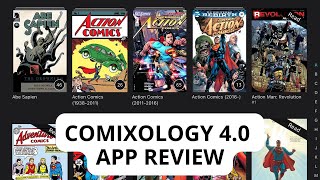 COMIXOLOGY 40 REVIEW  New app amp UI Lost Features amp Poor Comics Page Quality from Amazon [upl. by Braynard151]