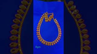 Gold set design 22kt goldjewellery rap newsong song likesharesubscribe [upl. by Ahcsas396]