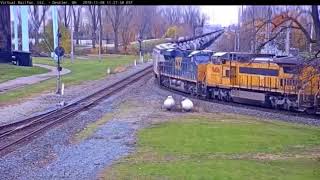 Deshler OH Railcam railfanning Virtual Railfan [upl. by Monetta206]