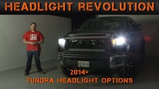 20142017 Toyota Tundra Headlight Options  Tundra Video Series 6  Headlight Revolution [upl. by Oap619]