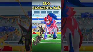 ZAMAZENTA DUO RAID with 1 DRAGON in Pokemon GO [upl. by Eniamart939]