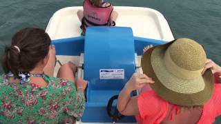 Cuba Holguin Hotel Memories Playa Yuraguanal 2015 Pedal boat [upl. by Mureil160]