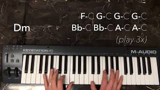 Miracles Jesus Culture  Piano Tutorial  Key of F [upl. by Berne]