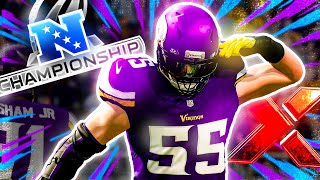 NFC Championship THRILLER Madden 24 LB Superstar Mode 9 [upl. by Arikehs]