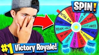 USING THE Wheel Of Fortune TO WIN IN FORTNITE BATTLE ROYALE [upl. by Arrait]