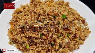 If you have corned beef at home lets just make fried rice [upl. by Nahgem]